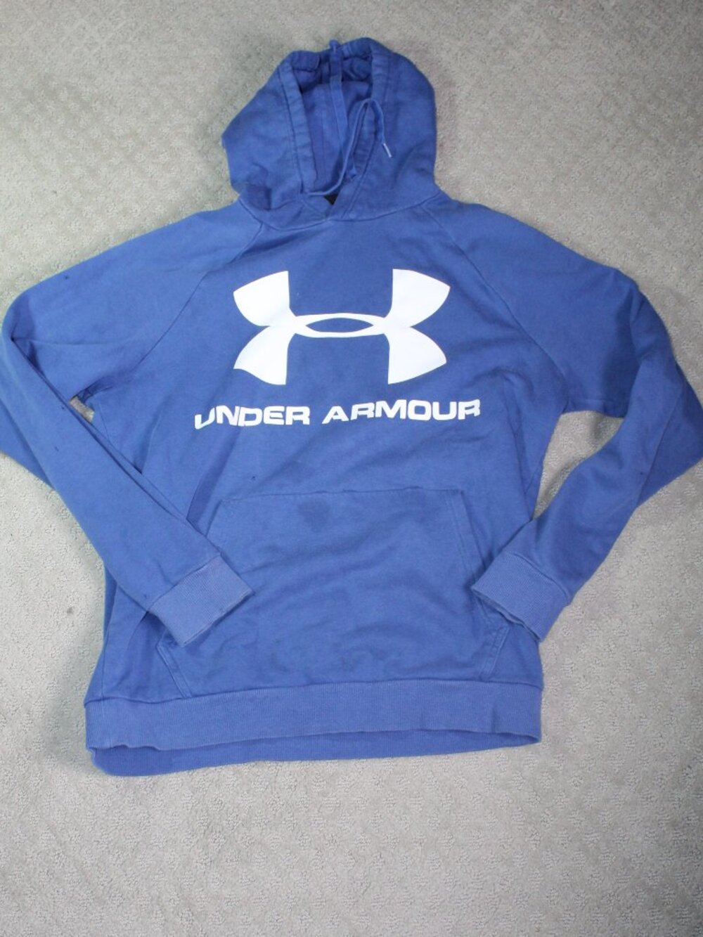 Under Armour Size M Blue Pullover Hoodie